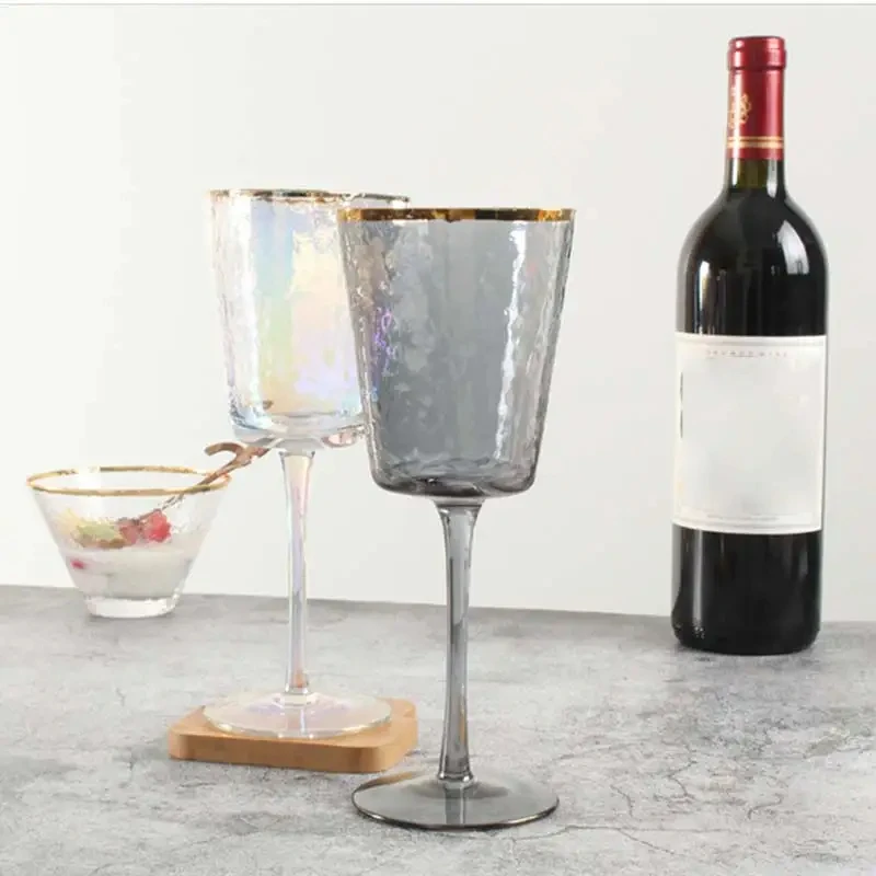 Nordic Phnom Penh Hammer Wine Glas Red Wine Champagne Goblet Glasses Home Bar Party Drinkware Wedding Holiday Gifts