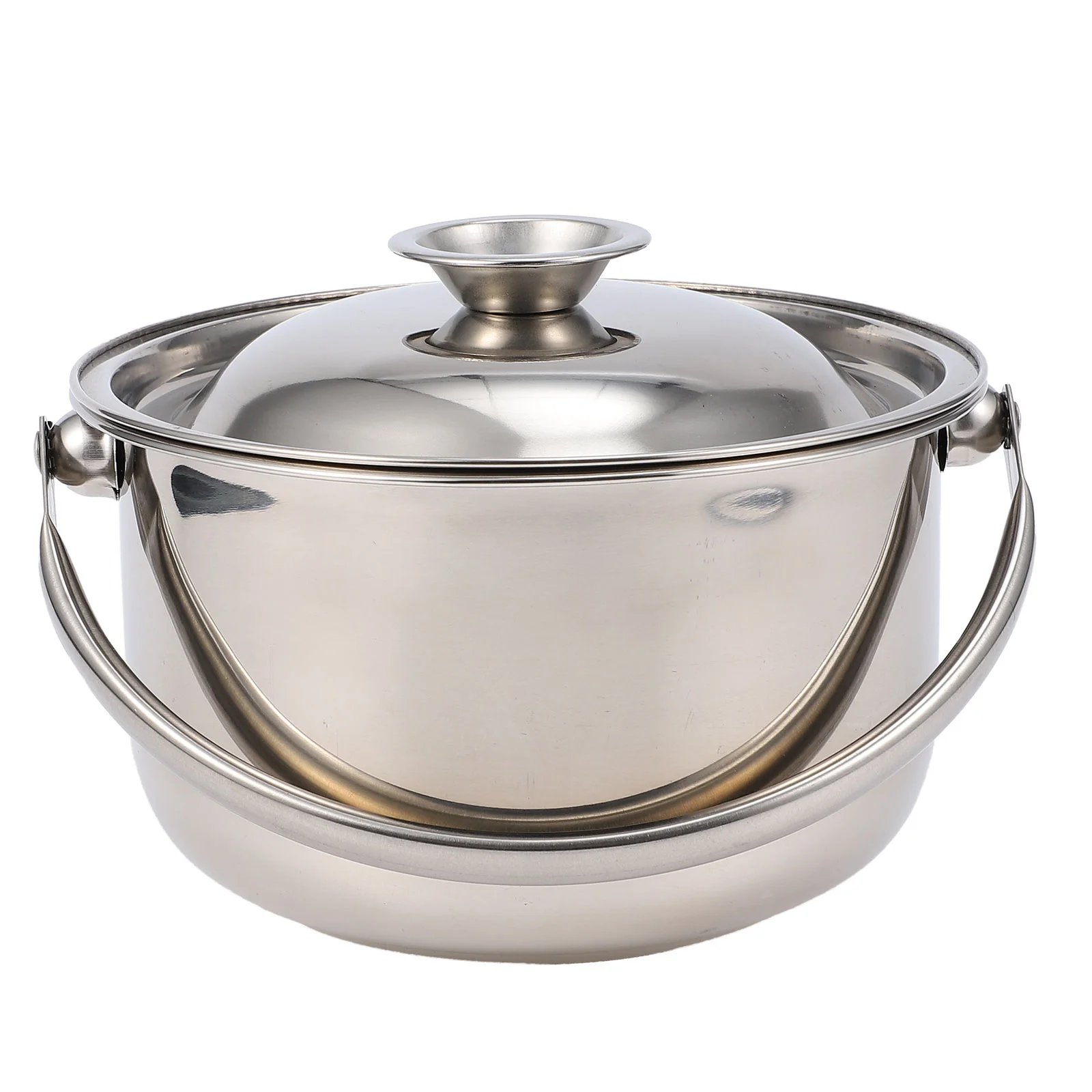 

Practical Cooking Pot Stainless Steel Soup Pot Noodle Pot Kitchen Supplies Soup Pot Non-stick Cooking Utensil