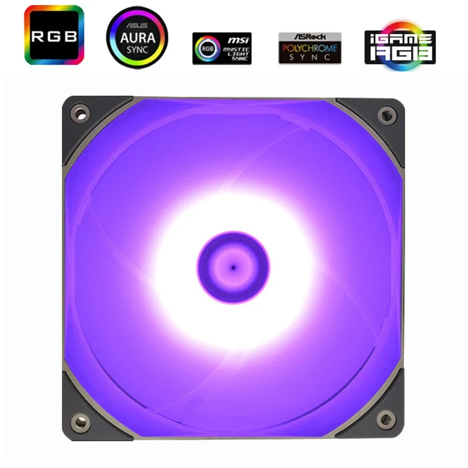 

Thermalright TL-C12R-L 120 мм вентилятор обратного направления ветра 12 В/4 контакта RGB корпус компьютера вентилятор охлаждения процессора бесшумный для MSI и AURA Sync