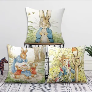 Sarung Bantal Kartun p-peter r-rabbit Sarung Bantal Sofa Aksen Ruang Tamu Penyangga Punggung Sofa Persegi Pendamping Tidur Siang yang Tenang 10 poster jessica rabbit penjualan terbaik - №