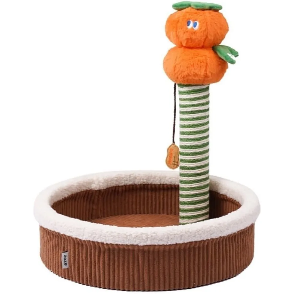 

Cat Climbing Frame Scratching Post Nest Scratching Board Vertical Sisal Claw Non-Shedding Cute Toy Wall Fram