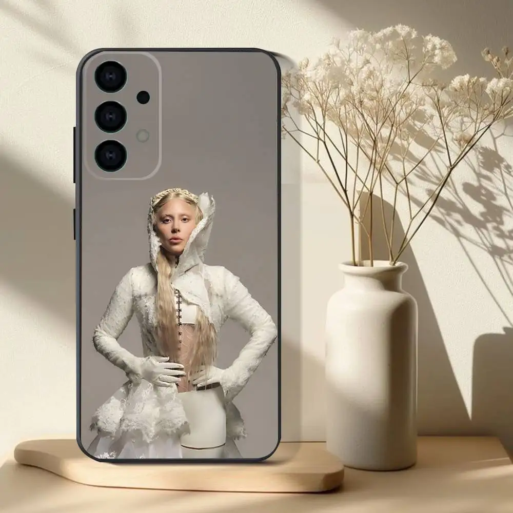 Coque de téléphone Singer L-Lady-GagaS Mayhem, étui souple noir pour Samsung S 25,24,23,22,30,21,10,9,Ultra,Plus,Lite,FE,4,5G