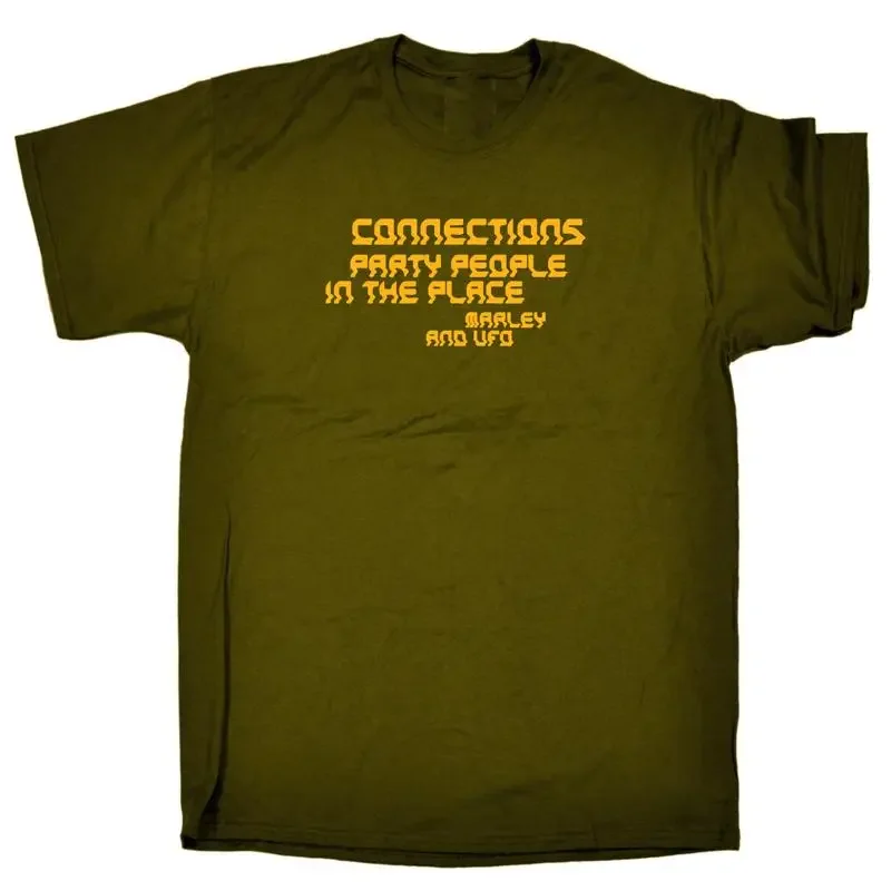 Rave Dance Marley Ufo Connections 5 Mens Funny Novelty T Shirt