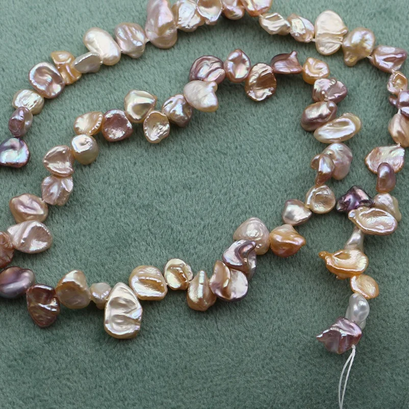 

3A High Quality Natural Keshi Pearl Beads Strands Cultured Freshwater Pearls Chain for Women's Necklace Earring Jewelry Making