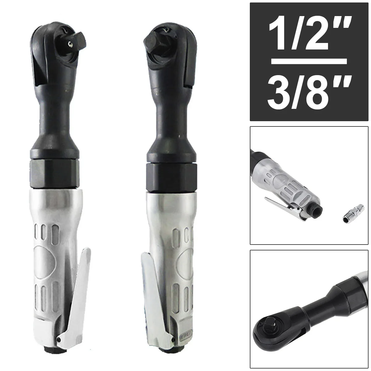 Pneumatic Wrench 1/2 or 3/8 Inch Air Ratchet Wrench 85N.M Pneumatic Tools Spanners Air Tool with Japan Connector