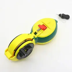 Plastic Line Chalk Reel 8 Meters, Hand-rolled Woodworking Line Marker Scribe Chalk Box Ink Marker Measure Line for Carpenter