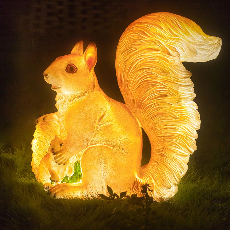 

Outdoor simulation squirrel ornament courtyard garden landscape