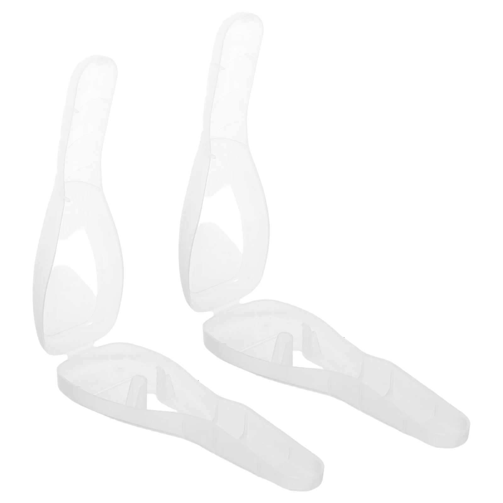 

2Pcs Clear Razor Protector Case Compact Travel Storage Box for Women Hair Removal Tools Shaver Holder Shavers Case