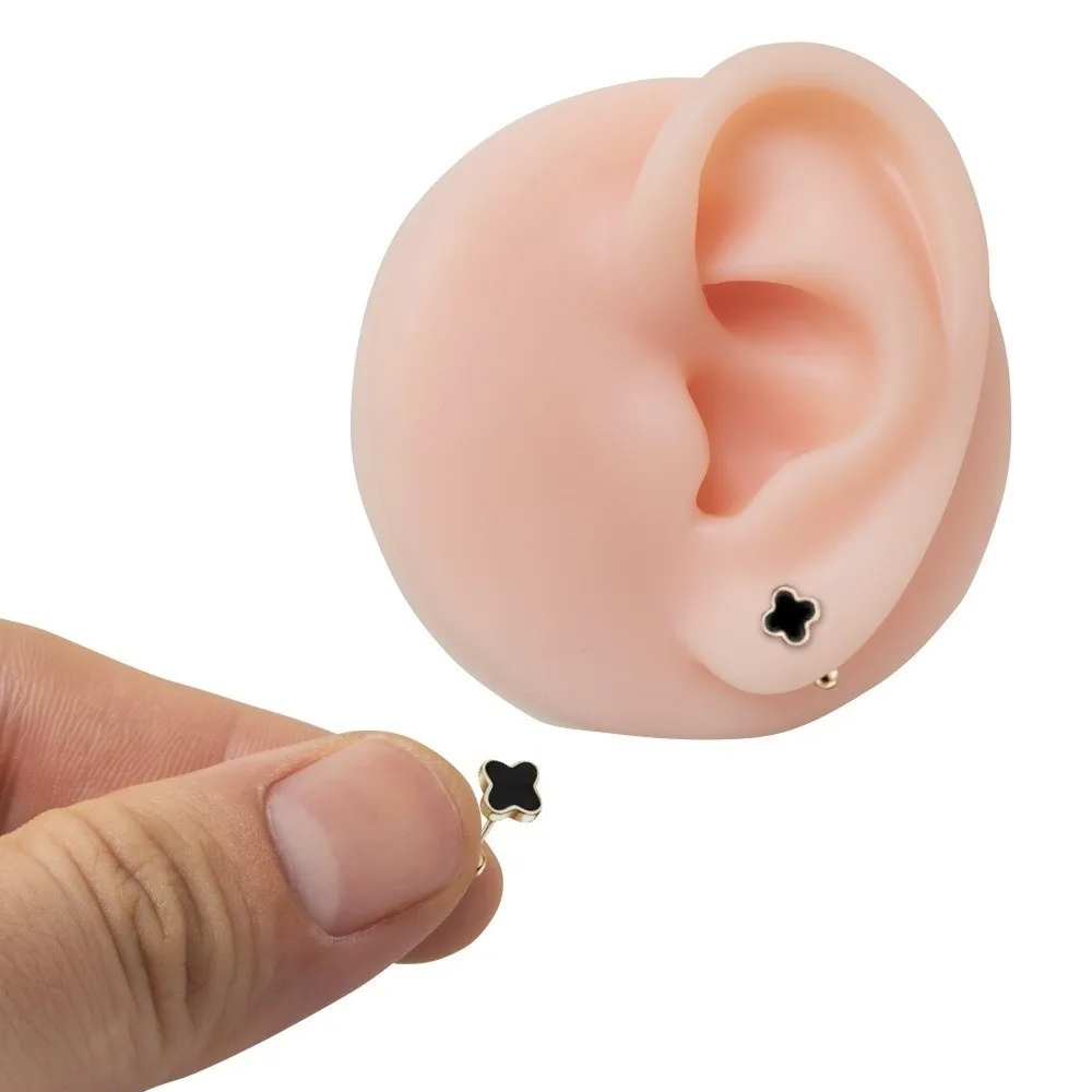 Simulation Design Body Piercing Practice Model Multiple Body Parts Human Face Features Jewelry Display Model Flexible Silicone