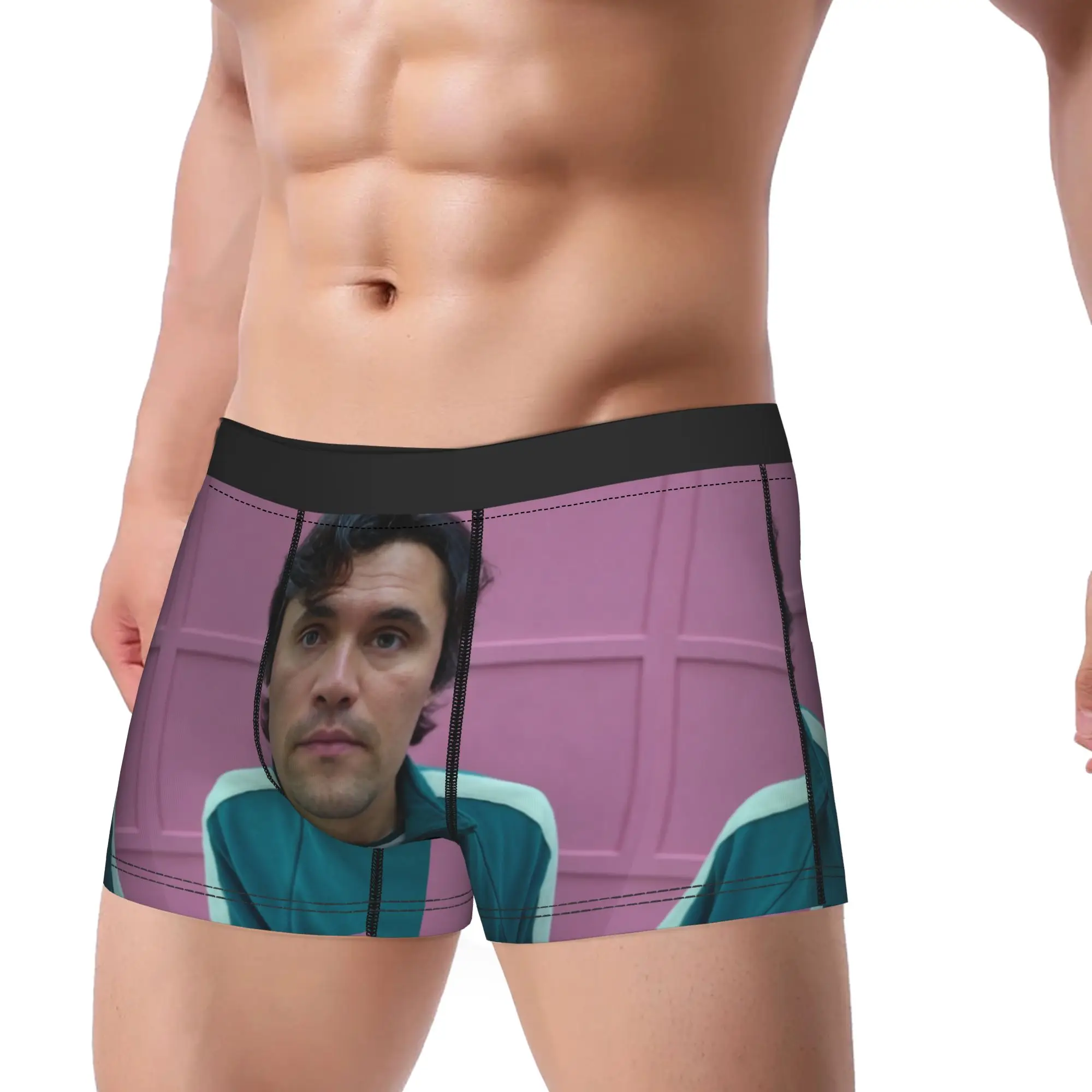 Charlie Kirk Retro Tracksuit Portrait Meme Underwear Sexy Soft Underpants Printed Boxer Brief Men 3D Pouch Plus Size Boxershorts