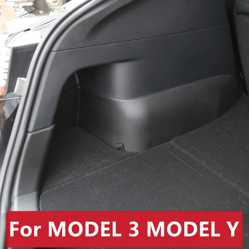 For MODEL 3 MODEL Y Trunk side guard all-inclusive left and right sides suede protective interior modification auto parts