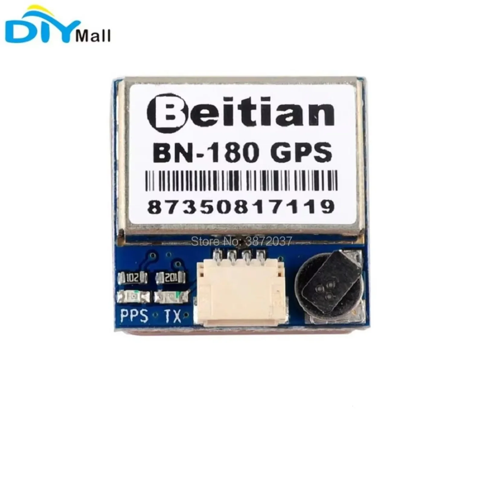 Beitian BN-180 Módulo GPS UART TTL GPS de doble Glonass + antena pasiva para aviones Arduino CC3D F3 Control de vuelo