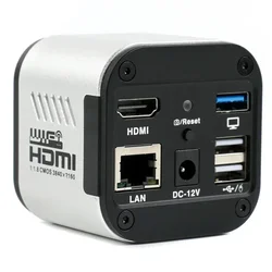 4K HDMI LAN USB3.0 WIFI Measure Mouse Control C Mount Industry Phone Repair PCB Soldering Digital Microscope Camera PC Recorder