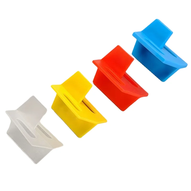 ABRB-Replaceable Floor Leveler Tile Spacer Clip Leveling System Reusable Floor Gap Clip Wedge Tile Tool 100Pcs