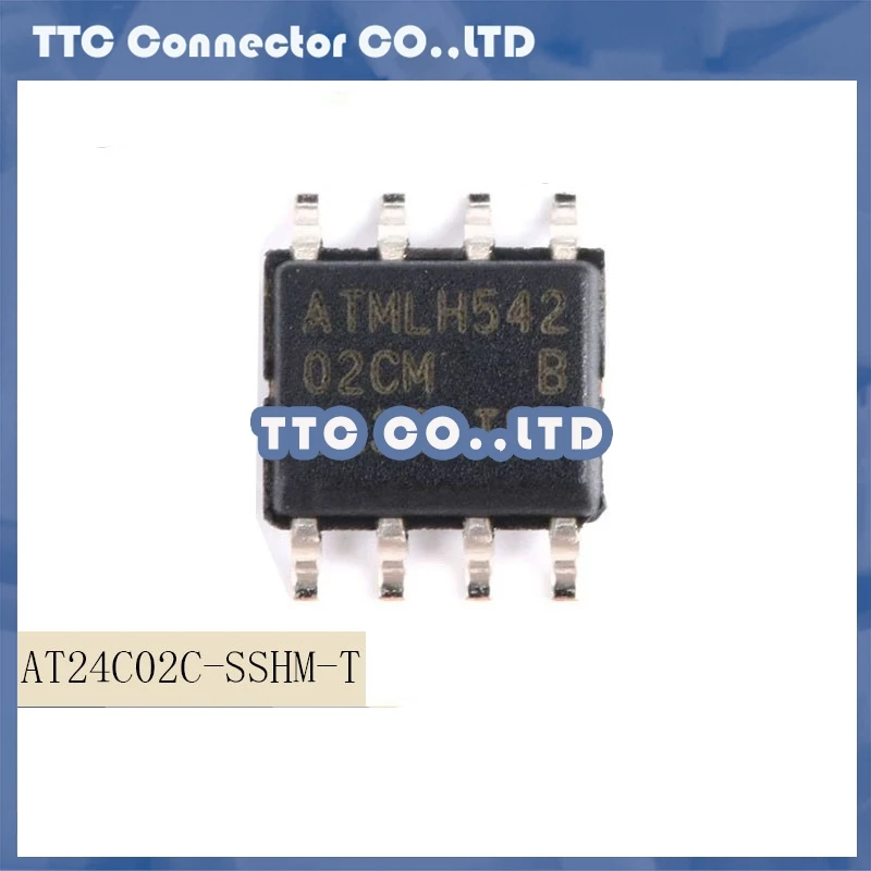 100pcs/lot AT24C02C-SSHM-T chips Electronic components