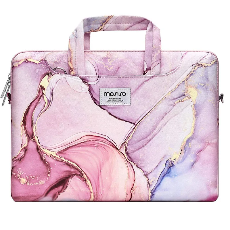 

Metal pattern Notebook Computer Bag Handbag Shoulder Bag for MacBook Apple 13 14 15 inch Fashionable laptop convinient
