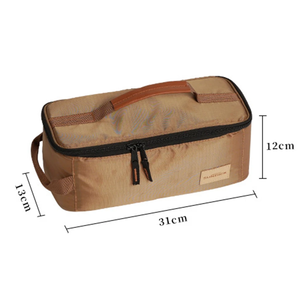 Camping Supplies Camping Gas Bag 210D Oxford Cloth Cookware Handbag Gas Stove Bags Picnic Tableware Waterproof