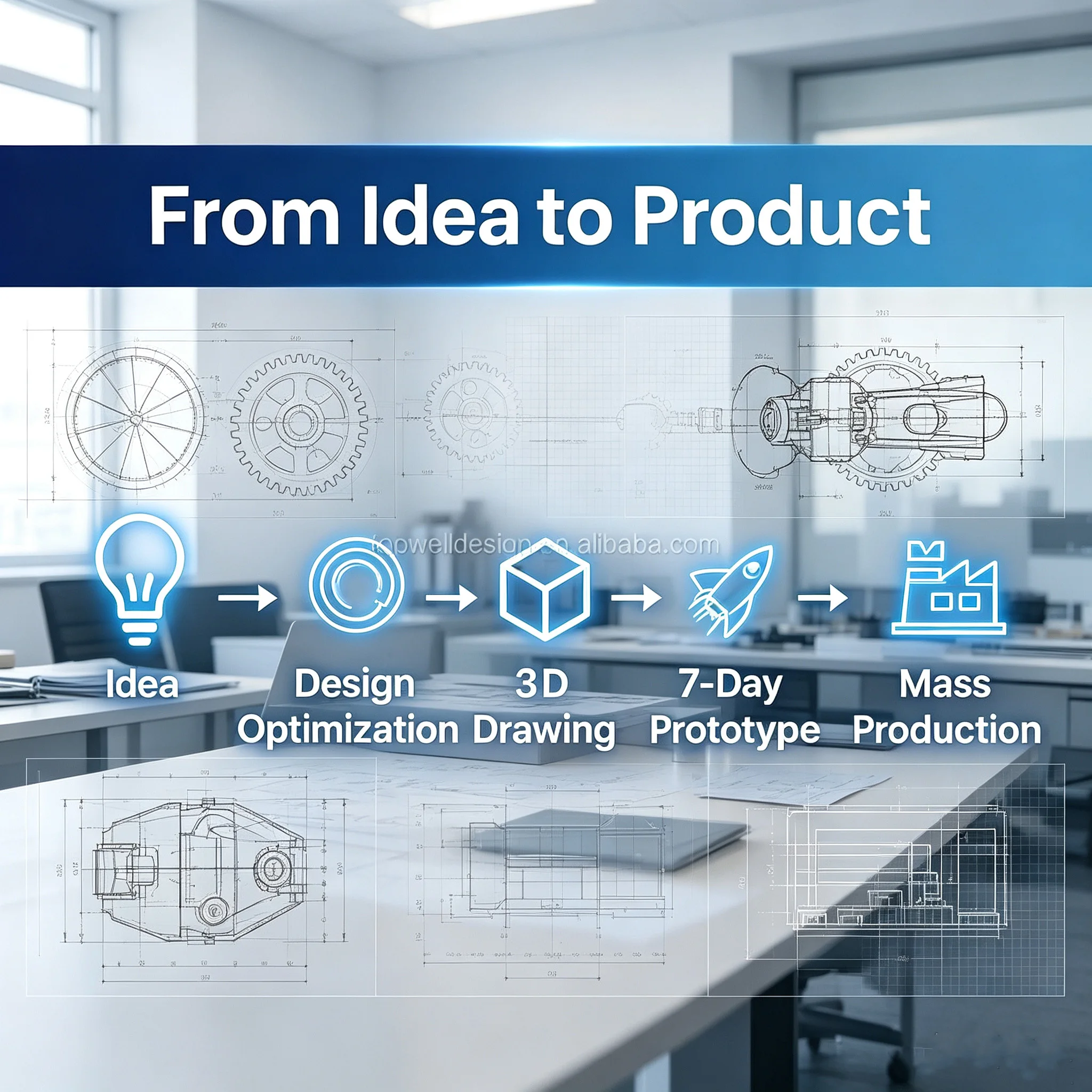 Custom From Drawings, OEM Custom Industrial Design, Product Development & Engineering Prototype Manufacturing Service