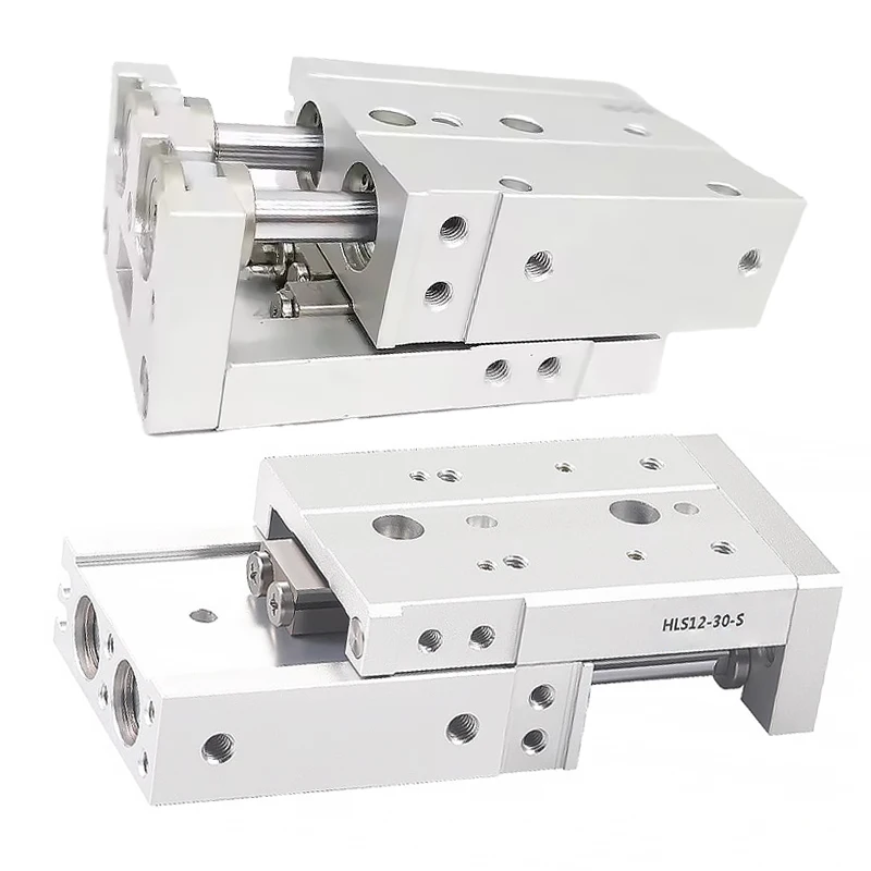 

Серия HLS, двухосевой прецизионный выдвижной стол, пневматический цилиндр, многопульсный, двойного действия, диаметр 6/8/12/16/20/25, ход 10-150 мм