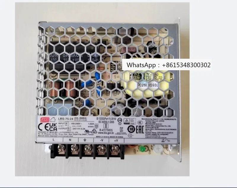 

Блок питания LRS-100-24 75 150 200 350 Вт 600 Вт 12 В 48 В постоянного тока со светодиодом