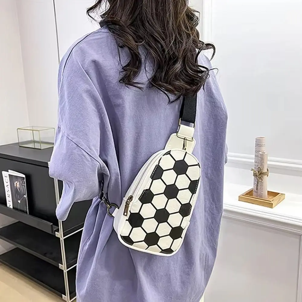 

Simple Leisure Baseball Sling Bag Rugby Large Capacity Sports Nylon Chest Bag Fitness Crossbody Fanny Pack Outdoor Activities