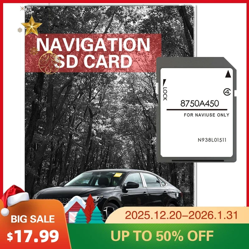 

2021 Maps Version for Mitsubishi Pajero Outlander MMCS SD Card GPS Europe Navigation Map Update Navigation System 8750A450