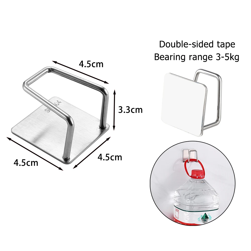 Kitchen Sponges Holder Stainless Steel Sink Shelf Adhesive Holders Drain Drying Rack Wall Hooks Accessories Storage Organizer