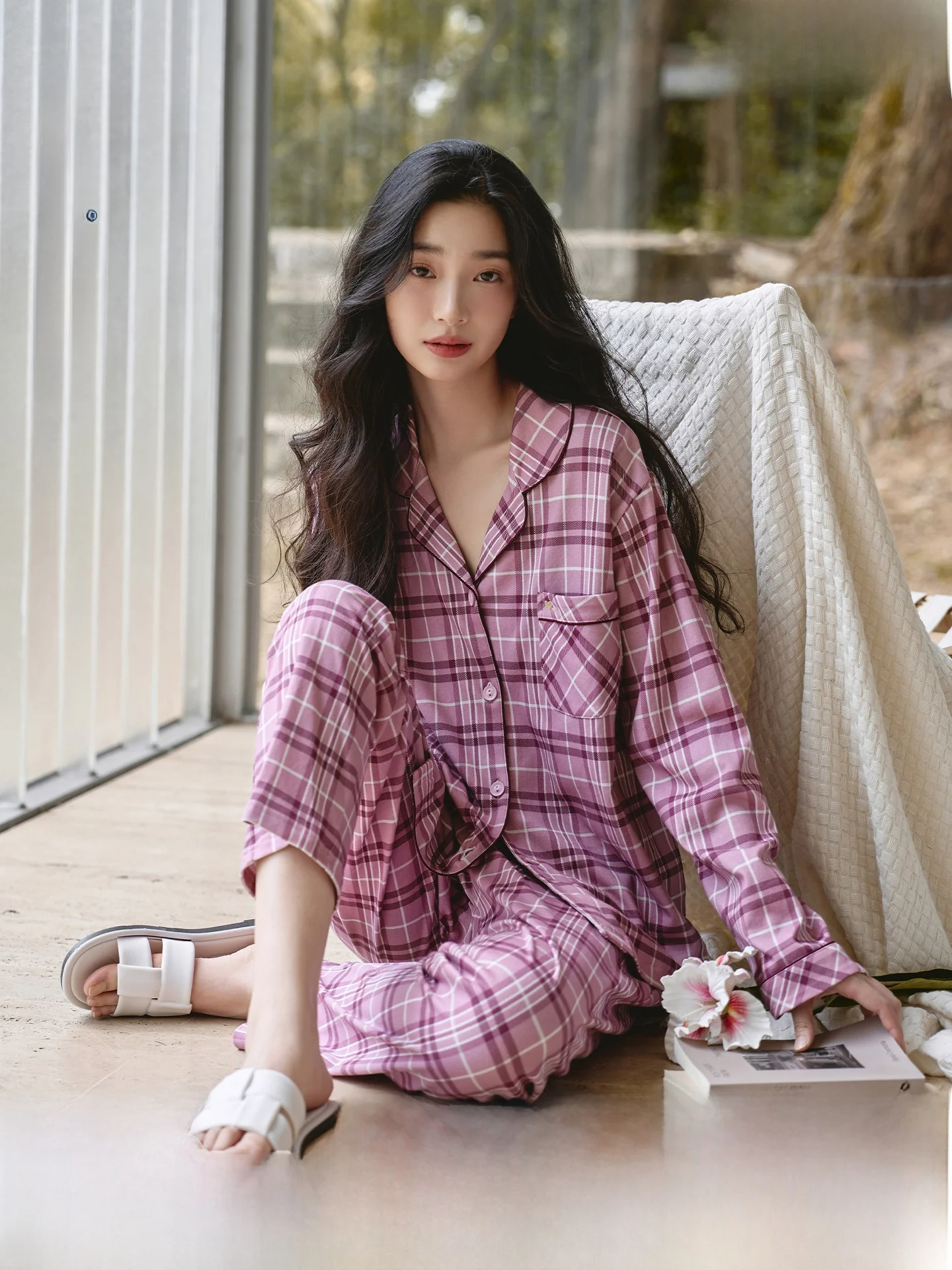 li-–-pyjama-en-coton-doux-pour-femme-long-decontracte-a-carreaux-cardigan-ouvert-vetements-de-maison-ensemble-thi-taille-jeunesse-automne-hiver