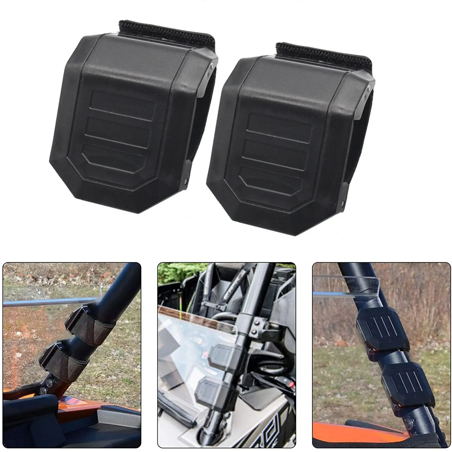 UTV Windshield Window HD Clamp Universal For Can-Am Maverick X3 1000 Commander For Honda Pioneer For Polaris RZR