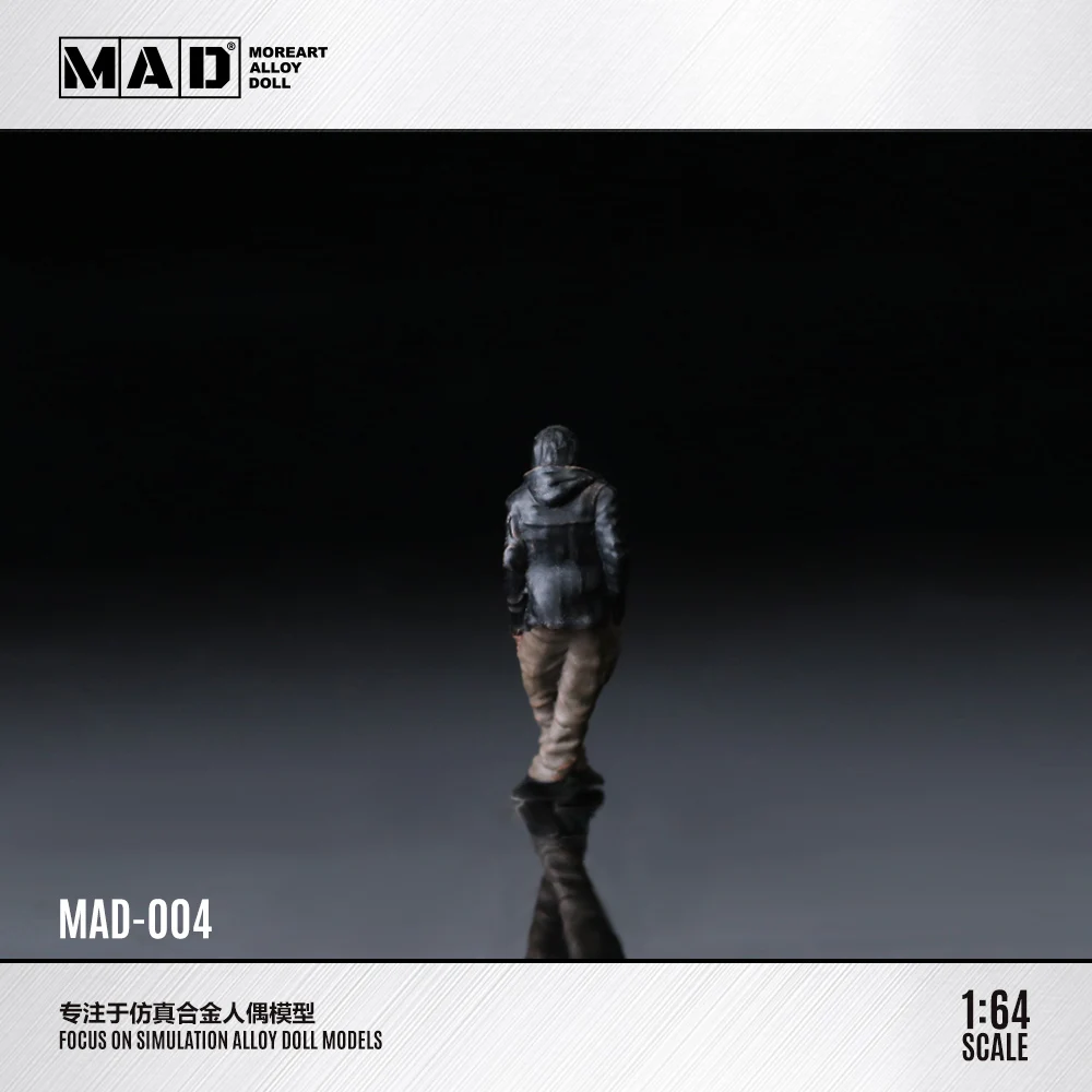 Mehr Art&MAD 1:64 Speed and Passion Theme Legierungsfigurenmodell, Dekoration Figurenmodell für Geschenk-Display-Sammlung