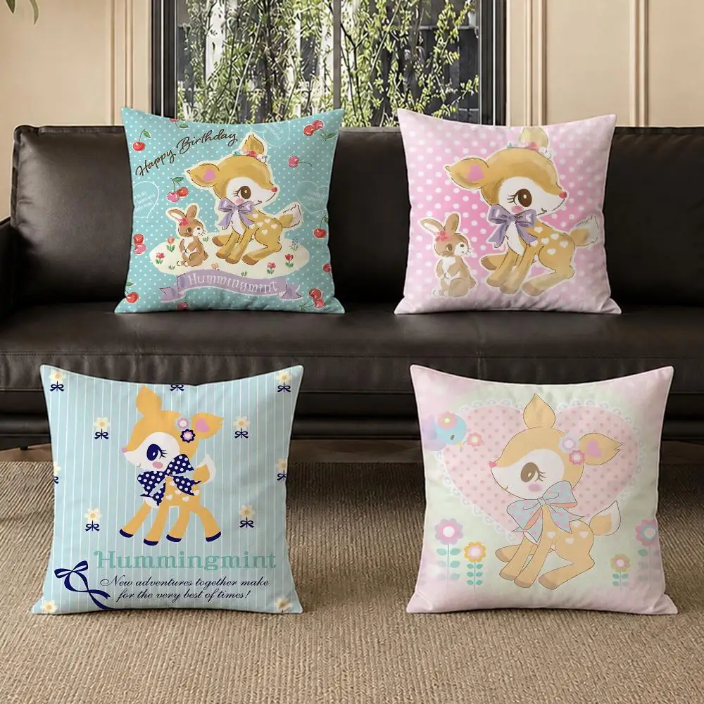 popular Hummingmint Cushion Cover Pillow Short Plush Pillow Modern Minimalist Style for Living Room Bedroom Gift Giving