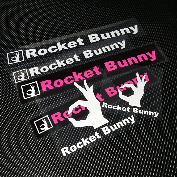Car Styling Vinyl Decals Motorcycle Body Auto Window Tail Stickers for 86BRZ NNY ROCKET Bunny OK Gesture Pig
