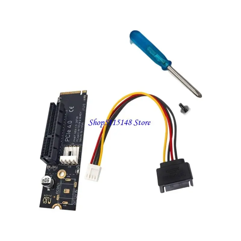 

F3MA M.2 в PCIE 4X Power Adapter Card Card Fast Speed ​​Data Переносная замена передачи передачи для компьютерных аксессуаров