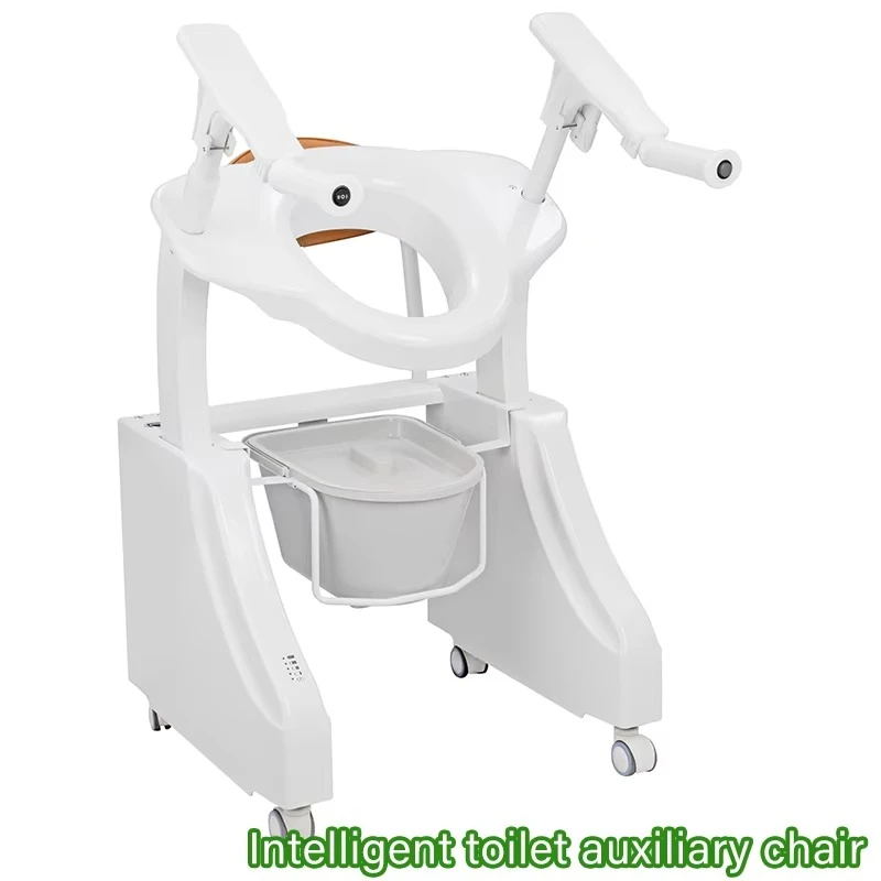 Automatic Toilet Seat Lift Raised Toilet Seat With Handle As Commode Toilet Chair for Elderly