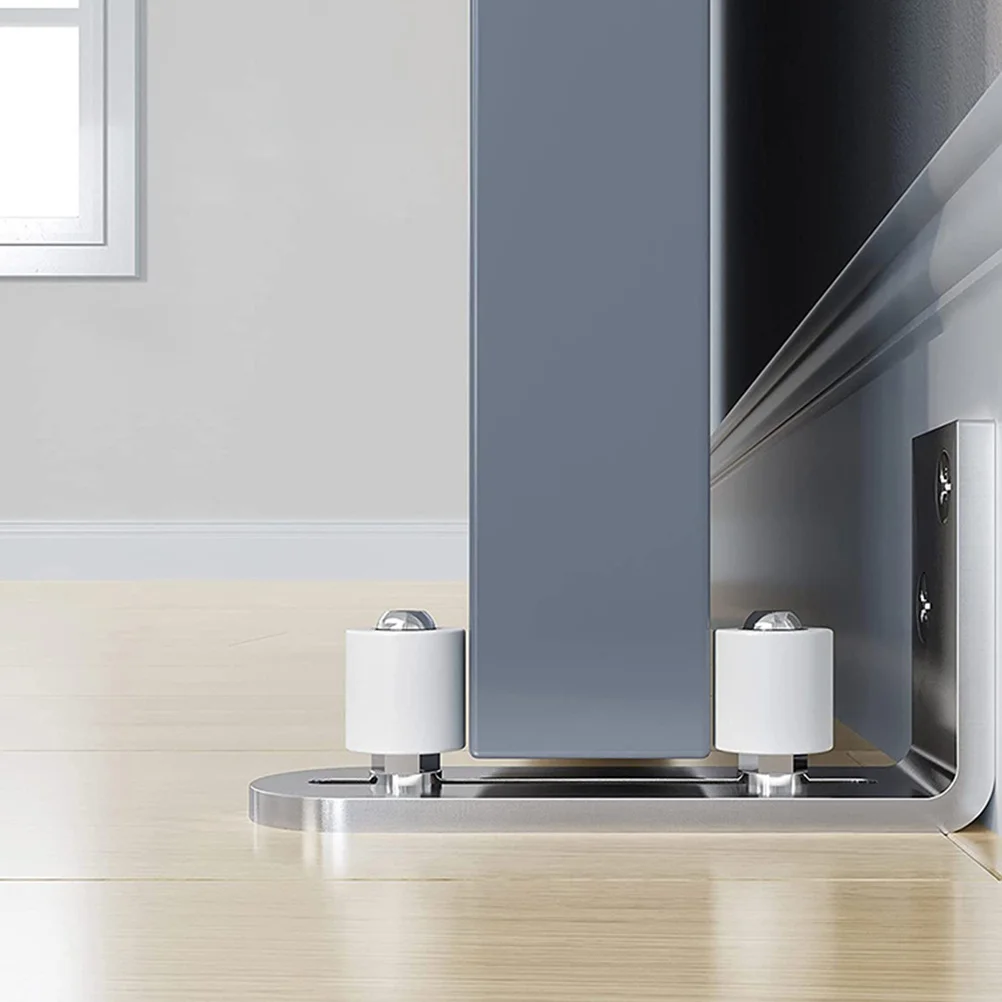 

1Pcs Floor Guide Stop Sliding Door Swing Stopper Barn Door Bottom Track Holder Heavy Duty Adjustable Reliable Quiet Operation