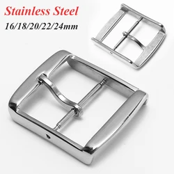 16mm 18mm 20mm 22mm 24mm Stainless Steel Watch Buckle Watch Clasp Accessories Replacement Buckle for Silicone Watch Strap