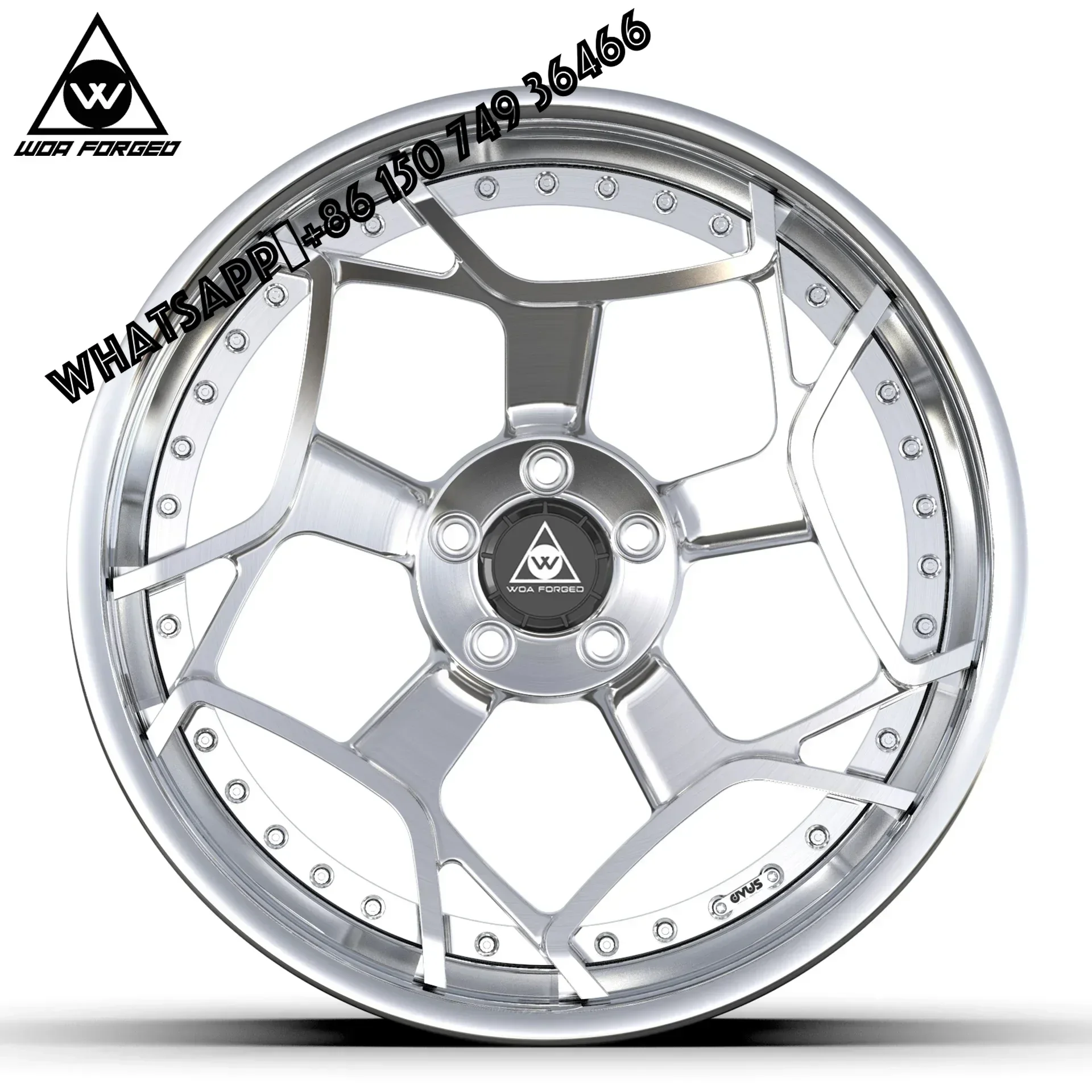 6061-T6 WOAFORGED Forged Wheels Aluminium Alloy Cars Wheel Hub for Pcd 5*114.3 5*112
