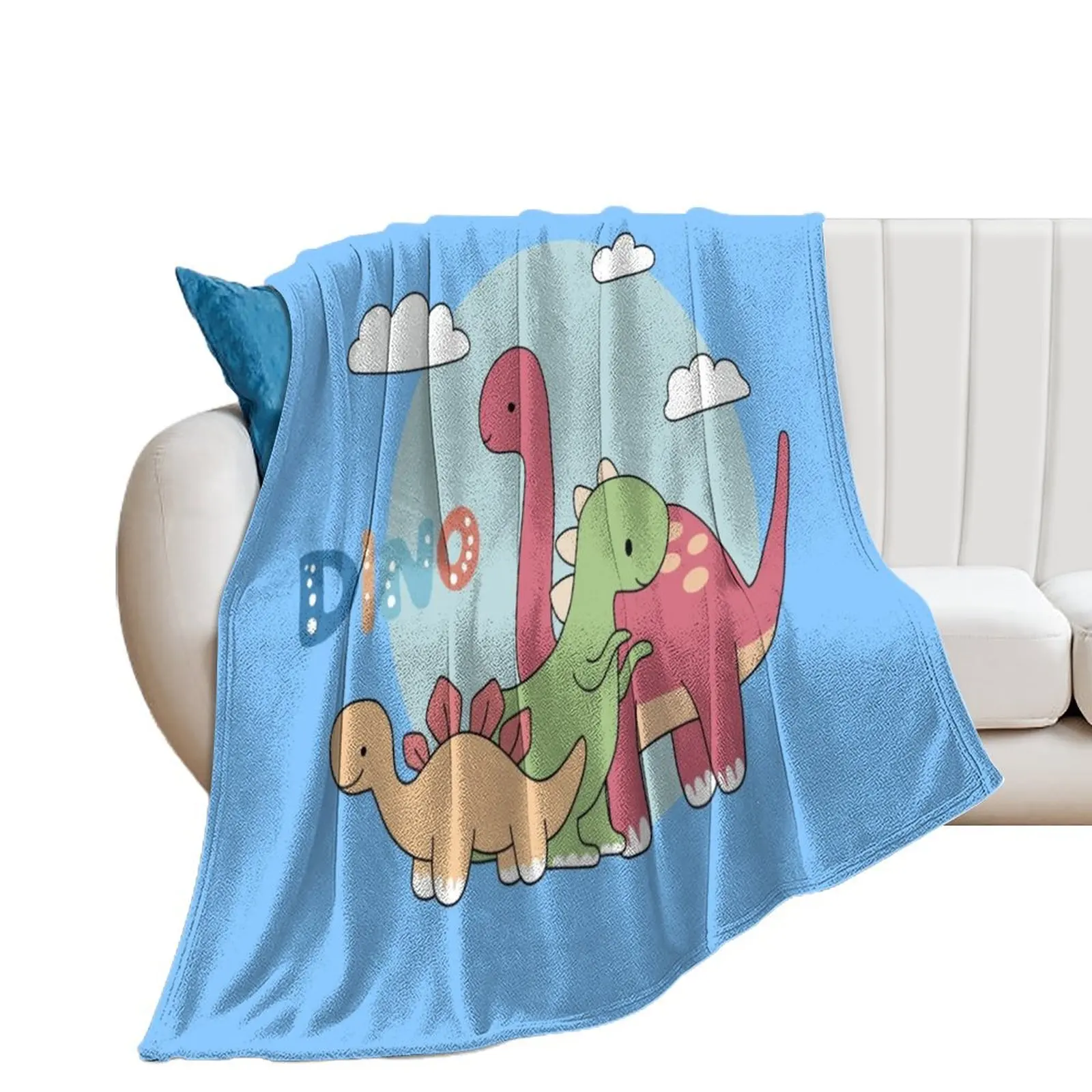 It’s okay to not be okay Dino road trip t-shirt Throw Blanket Moving Decorative Throw Blankets