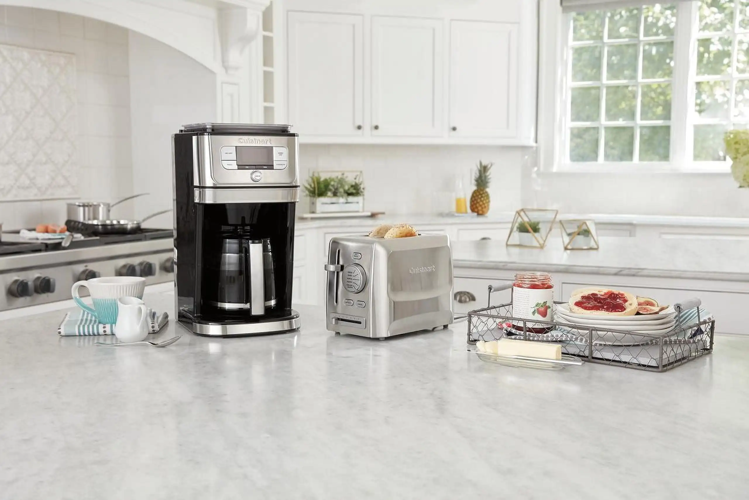 محمصة خبز مختارة مخصصة من الفولاذ المقاوم للصدأ مكونة من شريحتين، جديدة، CPT-620P1