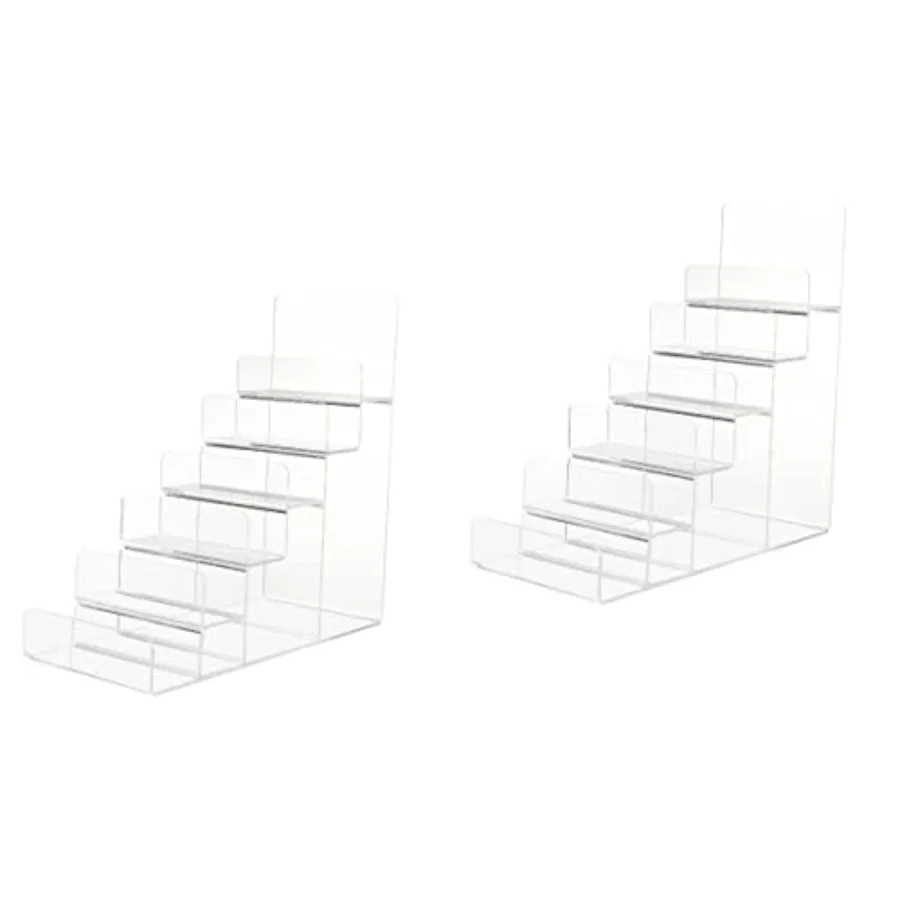 

2 упаковки, 6-уровневая акриловая подставка для кошелька, держатель, прозрачная подставка для сумочки, подставка для демонстрации ювелирных изделий, кошелек, сумка, организация