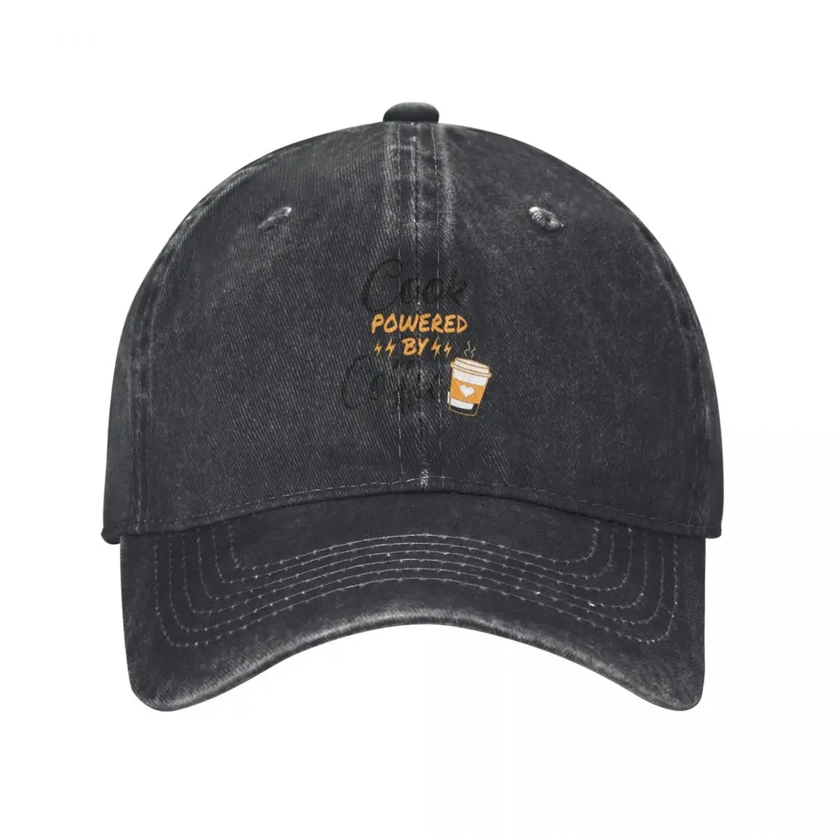 Cook Powered By Coffee Baseball Cap fashionable Wild Ball Hat Rugby New In The Hat Caps Women Men's