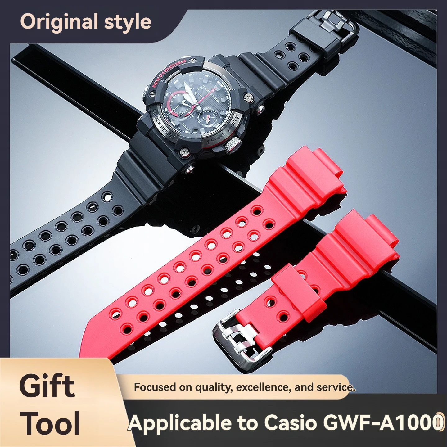 

Ремешок GWF-A1000 7-го поколения Frogman Special для мужских часов CASIO 5623, водонепроницаемый, из полимерной смолы/силикона, запасная часть