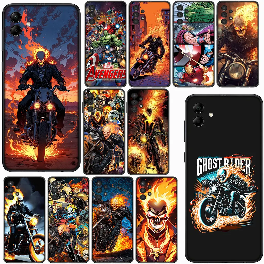 Мягкий чехол Ghosts Marvel Rider для Xiaomi Poco X7 X6 X5 M7 M6 F5 F6 F7 Ultra Pro C75 C65 C71 4G 5G Чехол для телефона