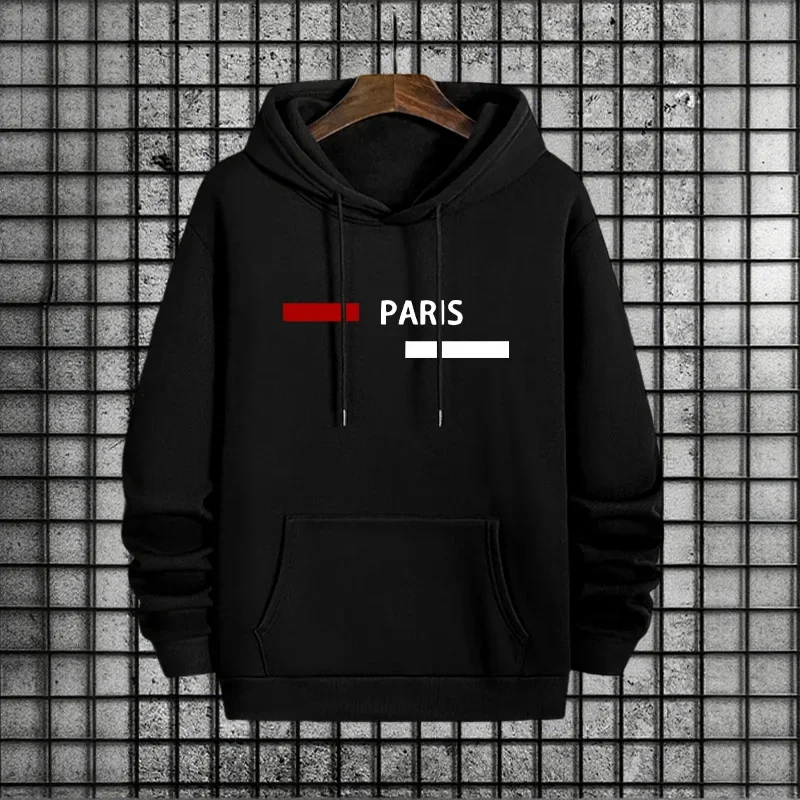 جديد 2025 في بدلة رياضية رجالية بقلنسوة وسراويل رياضية عصرية غير رسمية حضرية ملابس رياضية لخريف وشتاء المنزل ملابس مريحة خارجية بقلنسوة #5