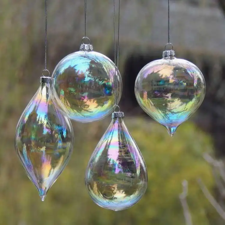 Pearl Ball Christmas Tree Decoration Transparent