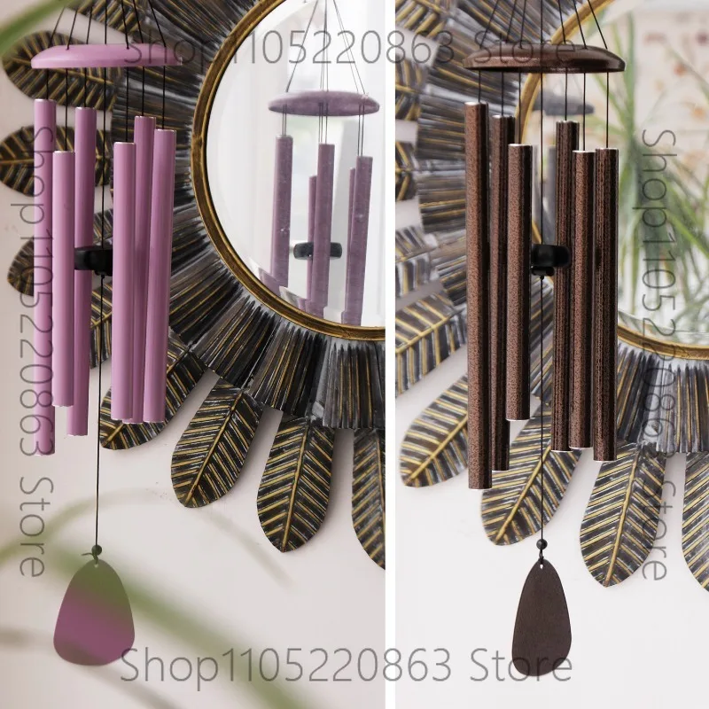 

32-дюймовые уличные премиальные ветряные колокольчики, металлический подвесной декор для двора, балкона, дома, креативный подвесной декор