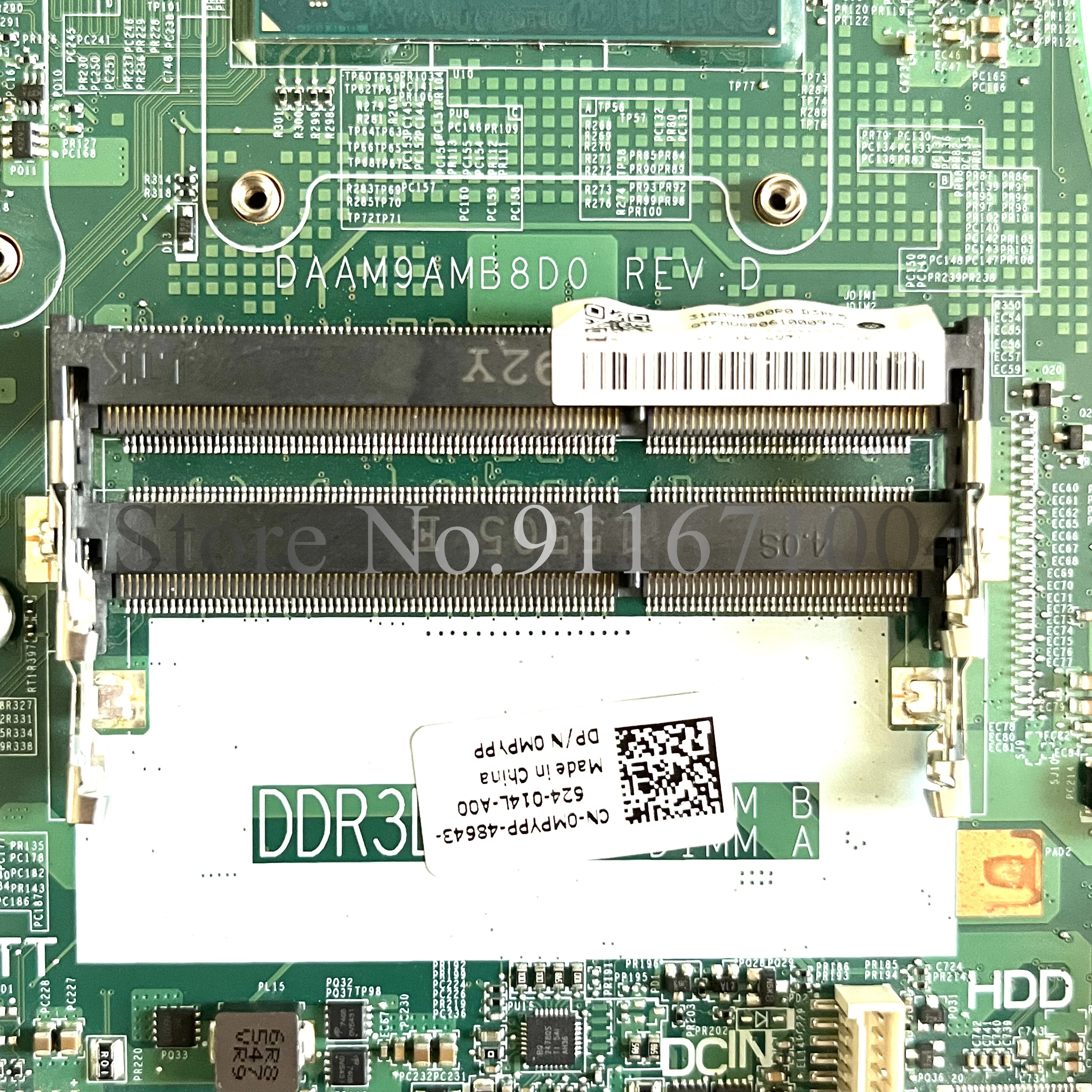 Imagem -03 - Placa-mãe do Portátil para Dell Inspiron 15 7559 Cn0mpypp 0mpypp Daam9amb8d0 I76700hq N16p-gx-a2 4g 100 Testado