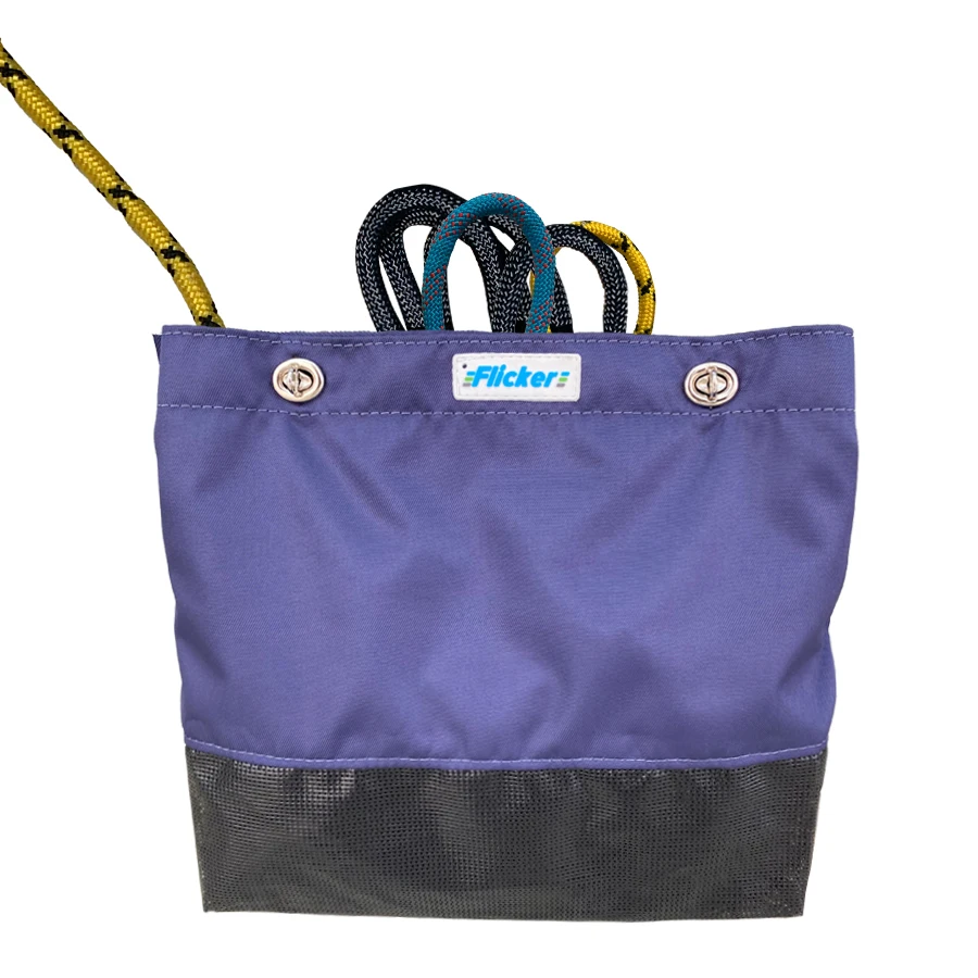 Canvas Rope/Anchor Bag, Black Mesh, Heavy Duty, Great for Boats or Shore Lines，Great for sailboats, cruisers,