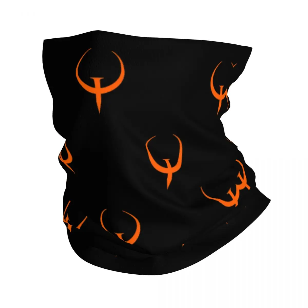 Quake Shooting Game Bandana Neck Cover Printed Balaclavas Face Scarf Multi-use Headwear Riding for Men Women Adult Washable