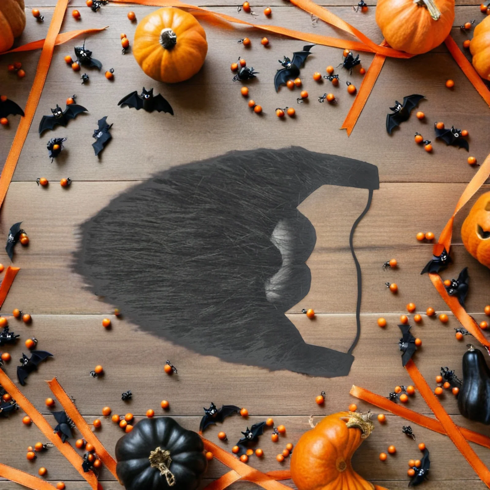 

Большая вязаная крючком борода, шапки ручной работы, реквизит для Хэллоуина, косплей, усы, накладные бороды, самоклеящиеся усы для косплея